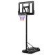 5.5-10FT Adjustable Basketball Goal System with 9-Position Adjustable Height