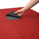 40 x Carpet Tiles 10m2 / Scarlet Red &amp; Charcoal Black