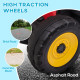 Ride On Tractor, Battery Powered Electric Car, with Detachable Trailer, Remote Control, Music - Red