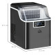 3.2L Compact Ice Machine, with LCD Screen and Accessories - Black