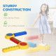 Outsunny Five-Piece Kids Stepping Stones and Balance Bridge w/ Non-Slip Surface &amp; Bottom. for Toddlers - Multicoloured