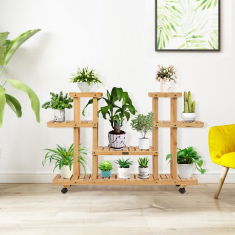 4-Tier Flower Plant Stand Shelf with 8 Shelves