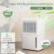 12L/Day Dehumidifier with Continuous Drying Auto Mode and 24H Timer