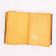 Heafty Brown Tan Book - Zinc Pentagon Decor - 200 Deckle Edges Pages - 26x18cm