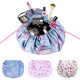 Portable Makeup Drawstring Bags Storage Travel Pouch Cosmetic Bag - Pink