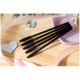 50Pcs Silicone Mascara Brushes Wands Lashes Disposable Eyelashes Extension Synthetic Makeup Brush - Black