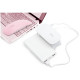 6W Portable Mini USB UV LED 45s/60s Timer Nail Lamp Dryer Nail Lamp Machine - White