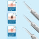 Ultra-fine Cell Pimples Blackhead Clip and Tweezers Artifact Acne Needle Set