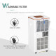 10000 BTU Air Conditioning Unit, 3-in-1 Portable Air Conditioner, Dehumidifier, Cooling Fan with Remote, LED Display, 2 Speeds, 