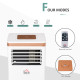 10000 BTU Air Conditioning Unit, 3-in-1 Portable Air Conditioner, Dehumidifier, Cooling Fan with Remote, LED Display, 2 Speeds, 