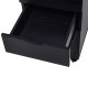 3 Drawer Storage Cabinet with Wheels for Home Office, Black