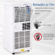 9000 BTU Air Conditioning Unit, 3-in-1 Portable Air Conditioner, Dehumidifier, Cooling Fan with Remote Control, Digital Display,