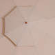 Outsunny 2.7m Elegant Wooden Frame Parasol Umbrella - Beige