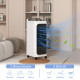 Three-Cool Air Conditioner, with Ice Pack and Remote - White