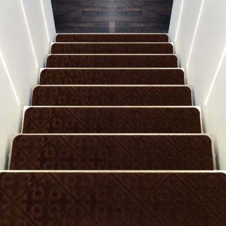 Non-Slip Stair Mats with Reusable Adhesive