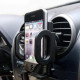 Car Swivel Air Frame Vent Holder + Phone In Car Windscreen Suction Mount Holder Cradle Stand