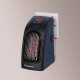 400W Plug In Heater with Digital Display 12.4 x 16.05 x 8.55 cm - Black