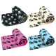 Paw Print Pet Sleeping Comfort Blanket Soft Fleece Bed Mat Cover 119 x 98cm - Random Colour