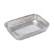 Rectangle Metal Strainer Tray Basket Colander Strainer for Kitchen 30 x 22 x 5.5 cm