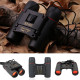 30x60 Outdoor Travel Folding Binoculars Telescopes - Black