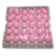 30x Bath Eggs in a Tray - Cherry