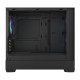 Fractal Design Pop Mini Air RGB (Black TG) Gaming Case w/ Clear Glass Window, Micro ATX, Hexagonal Mesh Front, 3 RGB Fans &amp; ARGB