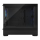 Fractal Design Pop Mini Air RGB (Black TG) Gaming Case w/ Clear Glass Window, Micro ATX, Hexagonal Mesh Front, 3 RGB Fans &amp; ARGB