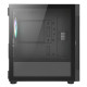 Vida Zephyr Black ARGB Gaming Case w/ Glass Window, Micro ATX, 4x ARGB Fans, Mesh Front