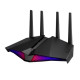 Asus (RT-AX82U) AX5400 (574+4804Mbps) Wireless Dual Band RGB Wi-Fi 6 Router, Mobile Game Mode, 802.11ax, AiMesh, Lifetime Free I