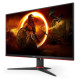 AOC 23.8&quot; 3-Side Frameless Gaming Monitor (24G2SAE/BK), 1920 x 1080, 1ms, VGA, HDMI, DP, 165Hz, FreeSync, 6 Game Modes, VESA