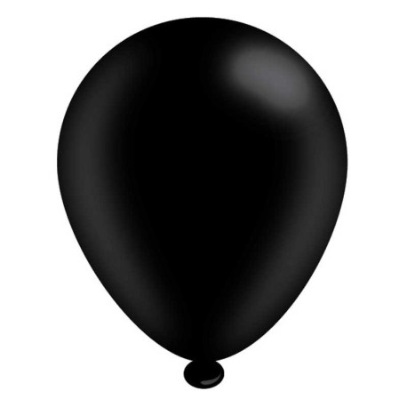 Black Latex Balloons  (6pks Of 8 Balloons)