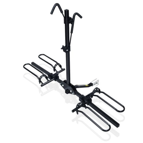 2-bike Hitch Mount Rack with Retractable Tire Cradles