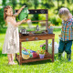 Outdoor Mud Kitchen for Kids with Rotatable Faucet and Removable Sink