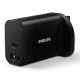 Philips 3-pin Wall Plug USB-C &amp; USB-A Charger, 30W, Fast Charge, Power Delivery