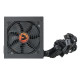 Vida 500W ATX PSU, 80+ Bronze, Fluid Dynamic Ultra-Quiet Fan, PCIe, Flat Black Cables, Power Lead Not Included