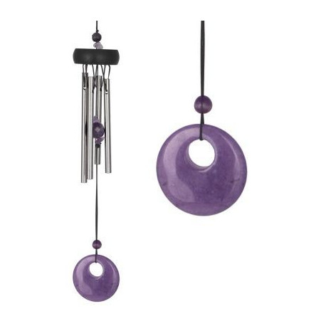 Amethyst Precious Stone Wind Chime from Woodstock