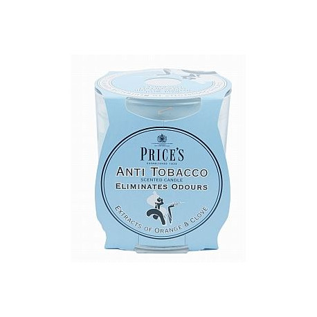 Anti-Tobacco Candle in Glass Jar by Price’s