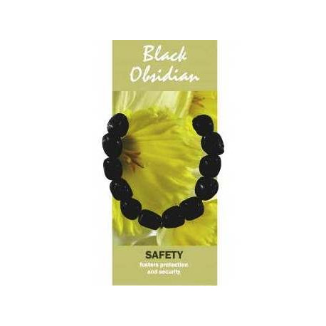 Black Obsidian Bracelet Natural Jewellery for Safety