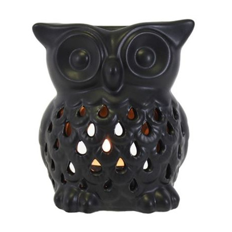 Black Owl Ceramic Oil Burner