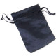 Black Satin Pouch