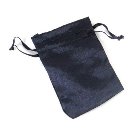 Black Satin Pouch