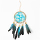 Blue Feathered Dream Catcher Medium