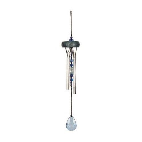 Blue Gem Drop Wind Chime