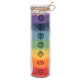 Chakra Scented 21cm Tall Glass Candle