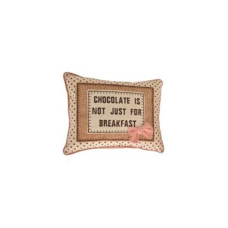 Chocolate Is Not Just For Breakfast Cushion