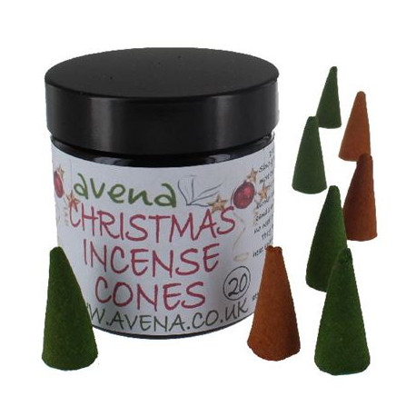 Christmas  Large Incense Cones 20's Jar