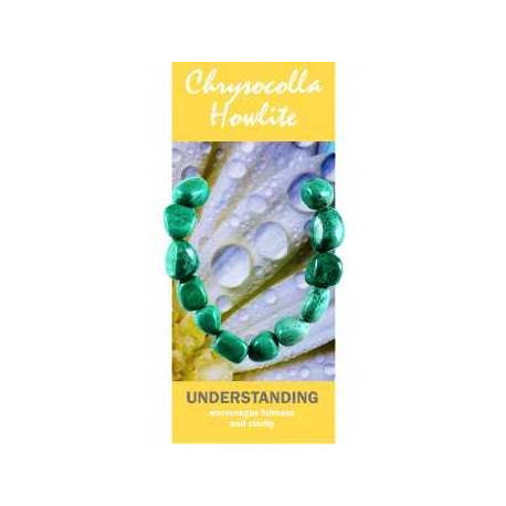 Chrysocolla Howlite Bracelet Natural Jewellery for Understanding