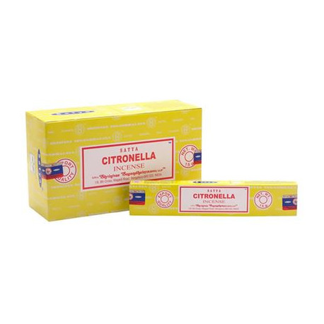 Citronella Satya Incense Sticks 15g Box of Twelve Special Offer