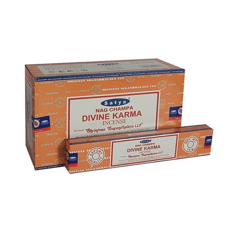 Divine Karma Satya Incense Sticks 15g Box Of Twelve Special Offer