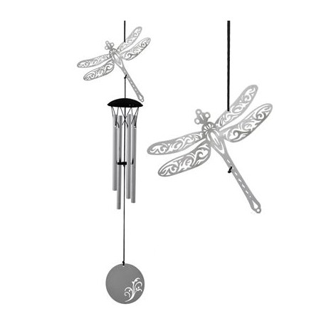 Dragonfly Flourish Woodstock Wind Chime